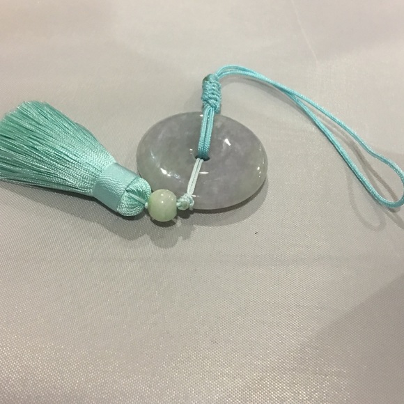 Jades Pendant for bags and pursue accessory